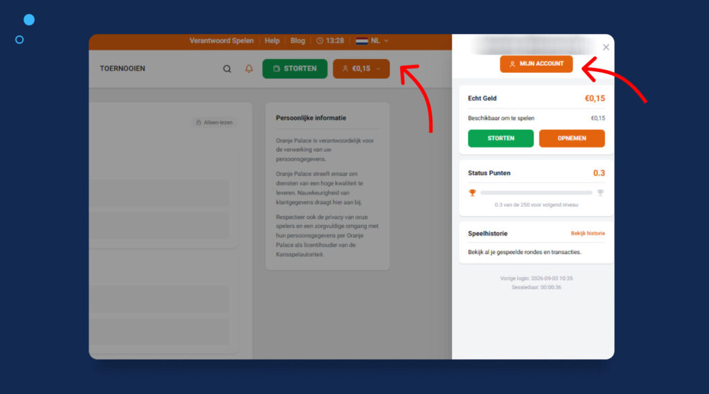 Account sluiten - stap 1 afbeelding
