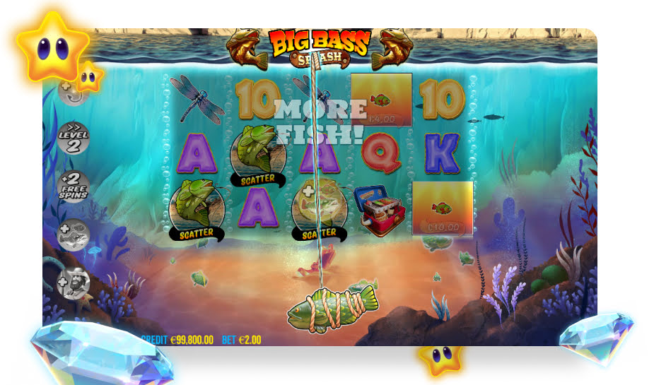 Big Bass Splash printscreen wit