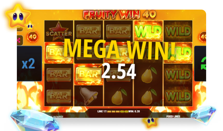 Fruity Win 40 Speelveld mega win