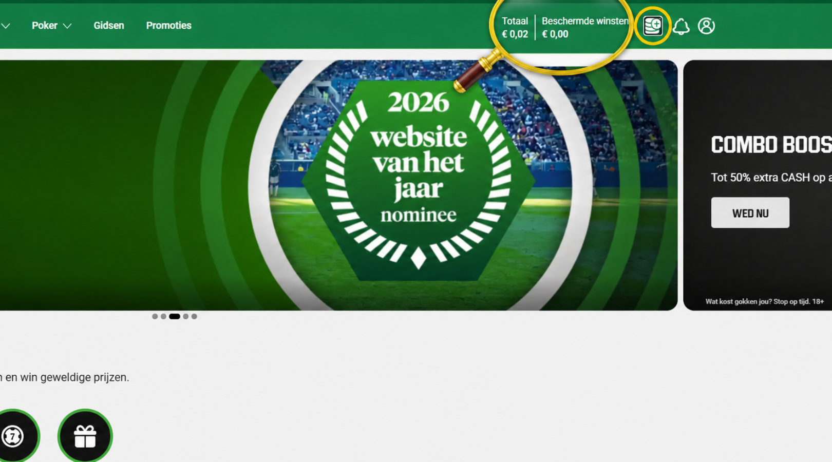 Log in en open de kassa