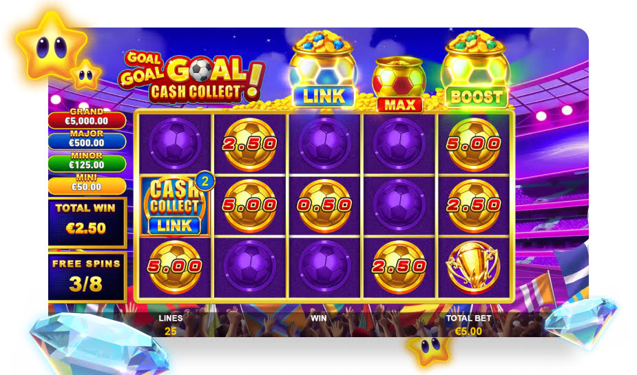Goal Goal Goal Cash Collect Speelveld - Free games