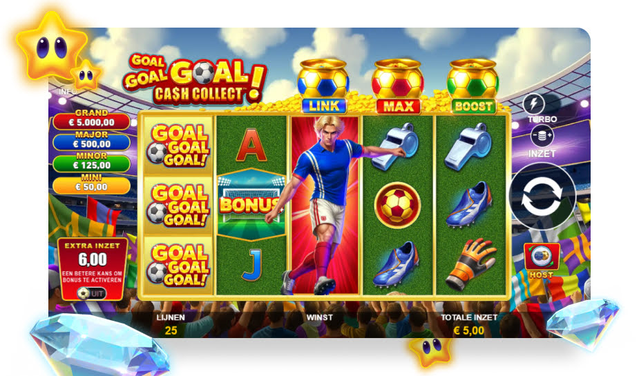 Goal Goal Goal Cash Collect Speelveld - gameplay