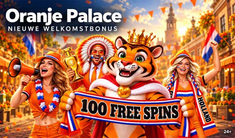 oranje palace vernieuwt de welkomstbonus naar 100 free spins header