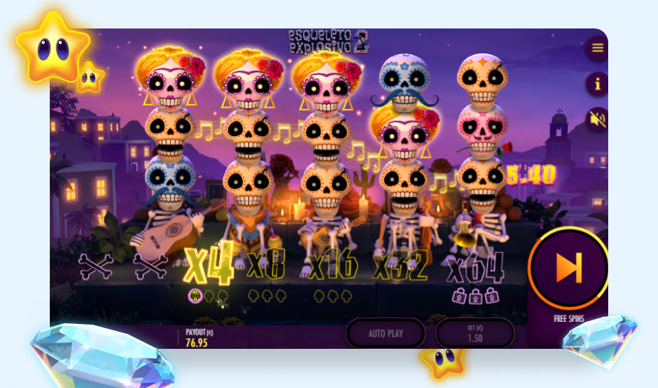 Printscreen Esqueleto Explosivo 2 bonus afbeelding