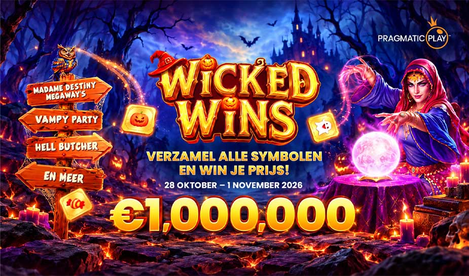 Wicked Wins: 71.250 aan prijzen tijdens Halloween