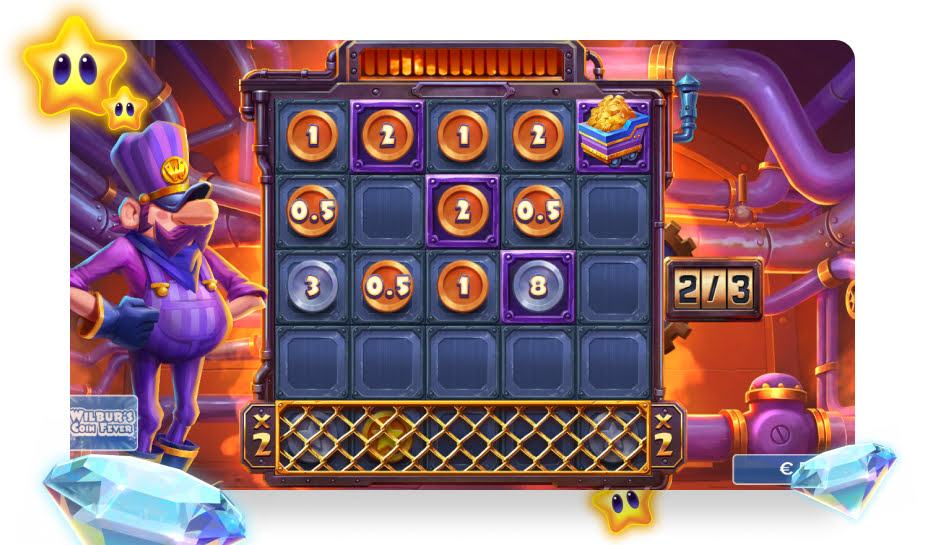 Wonder Train Speelveld - Wilbur's Coin Fever 2